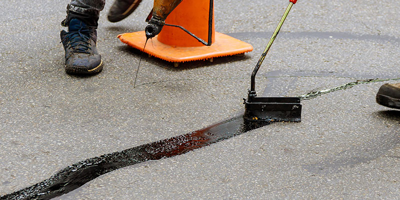 crack sealing asphalt repair nashville cracksealing parking lot maintenance